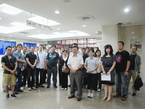 國立臺灣大學日本在職警官語言進修生蒞臨本署參訪